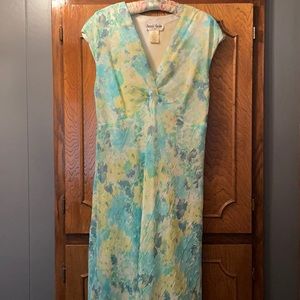 Ronni Nicole long multi color dress, size 12
